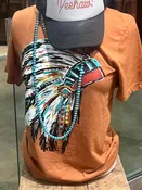 Callie Ann Watercolor Headdress Tee #80