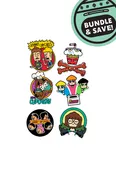 6 MINI STICKER BUNDLE - Nostalgic Toons