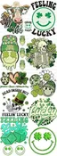 Shamrock Fun - St. Patrick's Day Gang Sheet 3