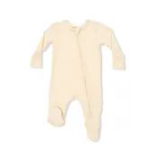 Angel Dear Baby 2 Way Zipper Footie - Italian Straw