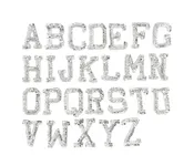 2.25” Silver Sequin Letter Appliqué