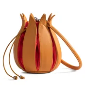 Bylin Tulip Structure Leather Yellow / Orange Canvas Medium