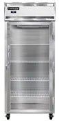 1RXNPT-GD-SD 1-Section Display Commercial Pass-Thru Refrigerator Extra Wide