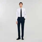 Wool suit trousers