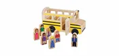 Classic Wooden School Bus