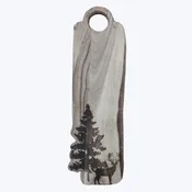Acacia Wood Cabin Charcuterie Board  (SKU#: 23298)