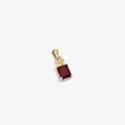 14Kt Gold Crest   Gemstone    Pendant