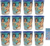 Aladdin Birthday Party Supplies Bundle Pack includes Reusable Plastic Favor Cups - 12 Count