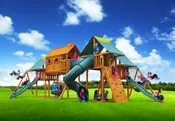 Imagination 1 Cedar Playset | Swingset Warehouse