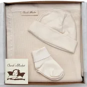 Organic Take Me Home Baby Gift Set with Blanket, Baby Hat, and Socks