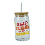 Best Friend Latte Glass