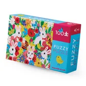 100-Piece Fuzzy Puzzle - Bunny