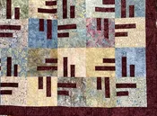 Inga Lap Size Quilt Kit from Stripology Mixology 3 Book by Gudrun Erla of GE Designs