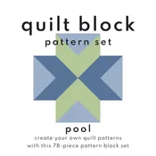 Quilt Block Pattern Set - Pool