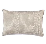 13x19 Stone & White Lumbar Pillow-Final Sale