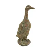 11x8x22.5" Duck Figurine - Cream