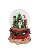 100MM Musical Holly Jolly Holidays Water Globe