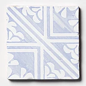 Indigo Wash Manorca Glossy Glazed Terracotta Tiles 6x6