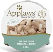 Applaws Natural Wet Sardine with Mackerel in Broth Pot