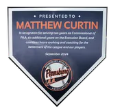 10" x 10" Home Plate Plaque