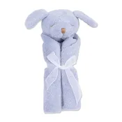Angel Dear - Dusty Blue Puppy Blankie