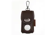 Auburn Tigers Leather Golf Ball and Tee Holder