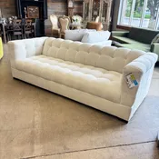 Cream Tufted Sofa