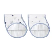 Aden and Anais 2-Pack Classic Burpy Bibs - Rock Star