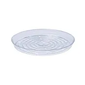 12" Clear Plastic Saucer — EcoGarden Supply
