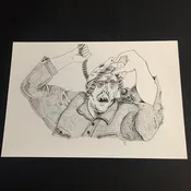 8 x 6 Horror Art Print Part 3 Unmasked Jason