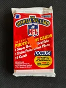 1989 PRO SET FOOTBALL PACK SERIES 1