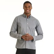 Cronbie Long Sleeve Stain Shield Solid Shirt - Slim Fit