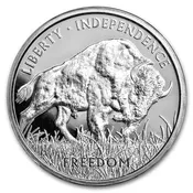 1 oz Silver Round - PAMP Buffalo