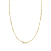 15" Choker Beaded - Hope Unwritten Gold 3mm