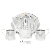 Marshall Field & Co. "Colonial" Sterling Hammered Petite Coffee Service (5pcs)