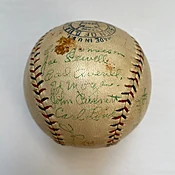 1930 Cleveland Indians Team Signed Baseball With Joe Sewell, Luke Sewell, Earl Averill, Ed Morgan... — The Bullpen Sports Collectibles