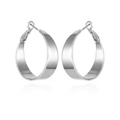Band Thick Hoop Earrings