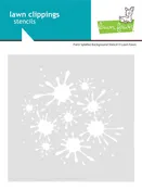 paint splatter background stencil by Lawn Fawn