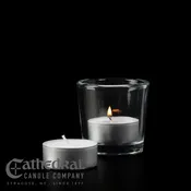 Tealights 144 candles (1 gross per box/ 4 gross per case) priced per gross — Meliora Catholic Books, Gifts, Church Supplies