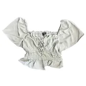 Airflow Ruffle Peplum Top - Sage