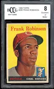 1958 Topps #285 Frank Robinson Card BGS BCCG 8 Excellent+