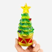 Ceramic Light-Up Holiday Drum Tree