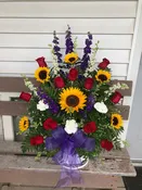 Sunflower Sympathy Basket
