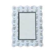 4x6 Block Printed Frame - Claire Serene