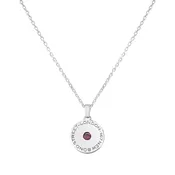 167 Button Pendant in Sterling Silver