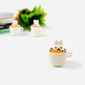 Tiny Animal Latte Easter Bunny