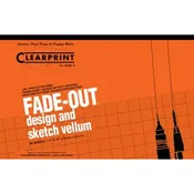 1000H DESIGN VELLUM 4X4 GRID 50 SHEET PAD 11X17