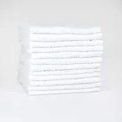 12×12 Standard White Washcloths – 1 lb/dz