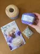 Beaded Doily Covers Kit —  INDIGO HIPPO
