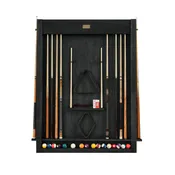 Alta Wall Mounted Cue Rack 12 (Black Ash)